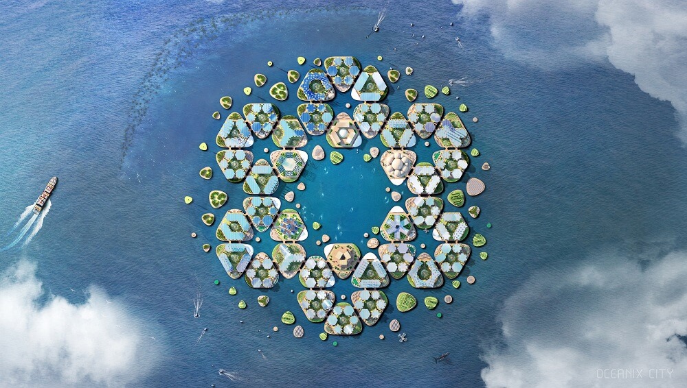 “Oceanix City”, el primer proyecto de ciudad flotante sostenible del