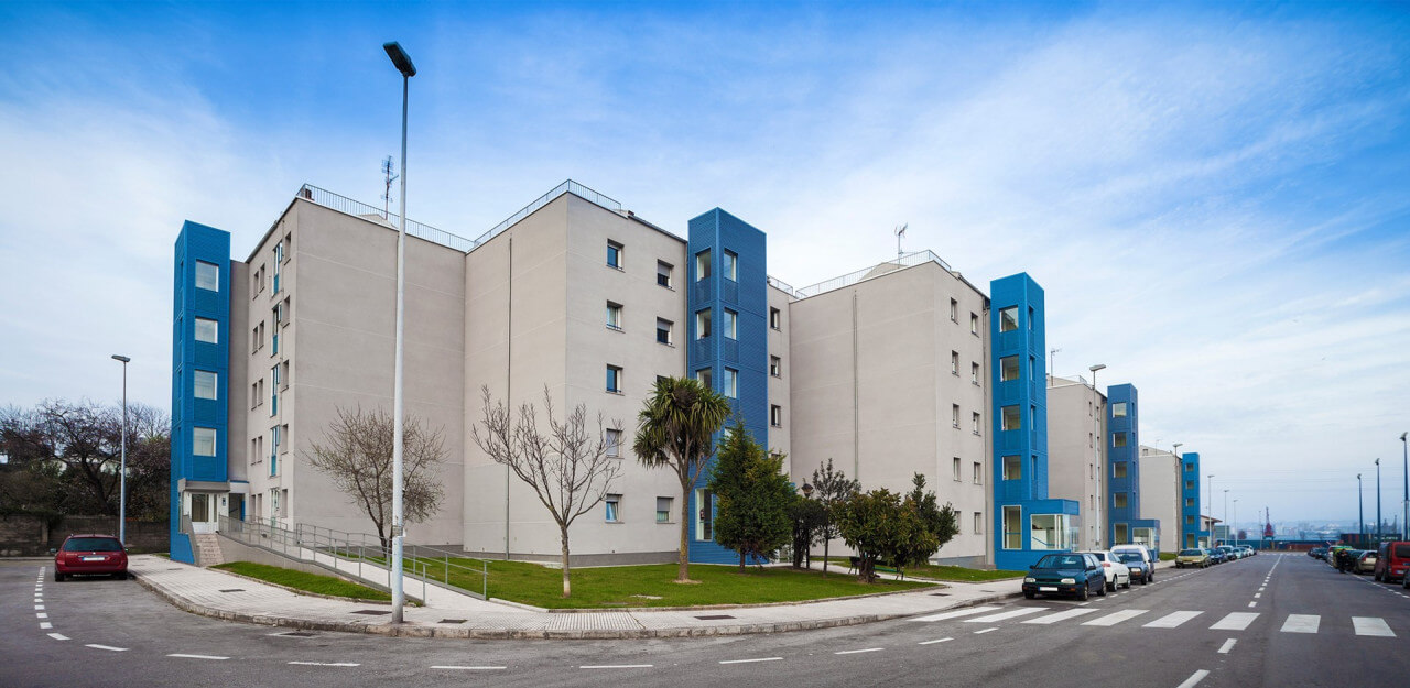 Rehabilitación energética de 10 bloques residenciales en Gijón (Asturias)